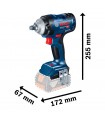 LLAVE DE IMPACTO GDS 18V-400 BARETOOLS BOSCH