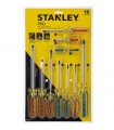 DESTORNILLADORES PRO 10pz STANLEY