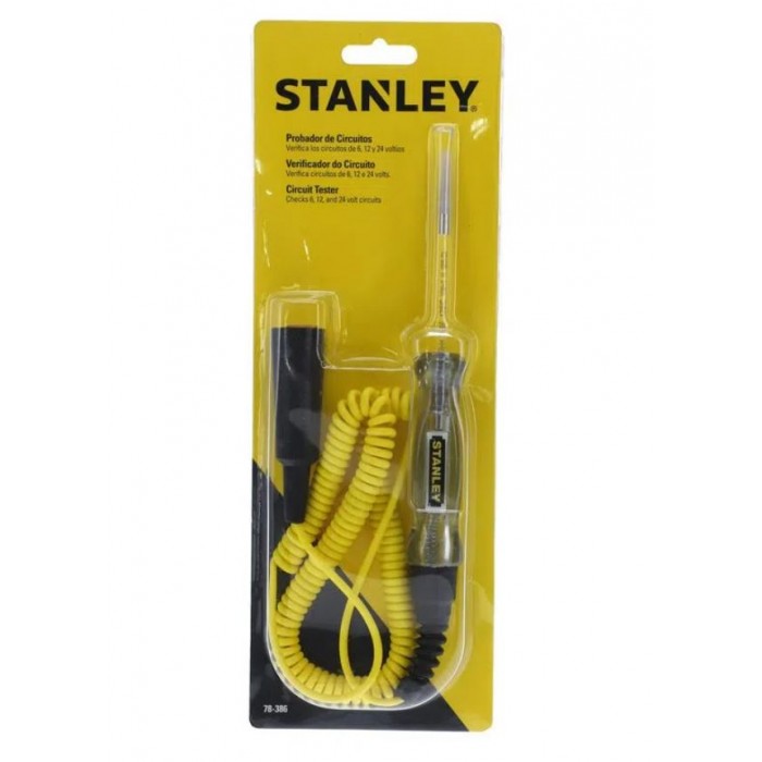 PROBADOR DE FUSIBLES 6,12,24v STANLEY