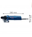 ESMERIL ANGULAR 5" GWS 9-125 BOSCH