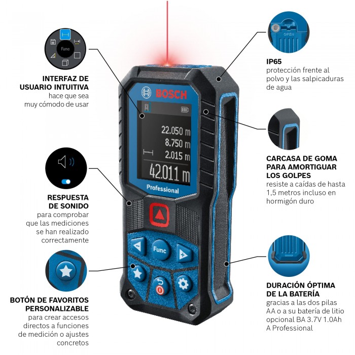 MEDIDOR DE DISTANCIA GLM 50-22